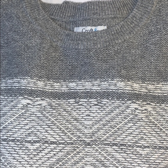 Croft & Barrow Pullover Med Grey Large Woman’s - Picture 4 of 7